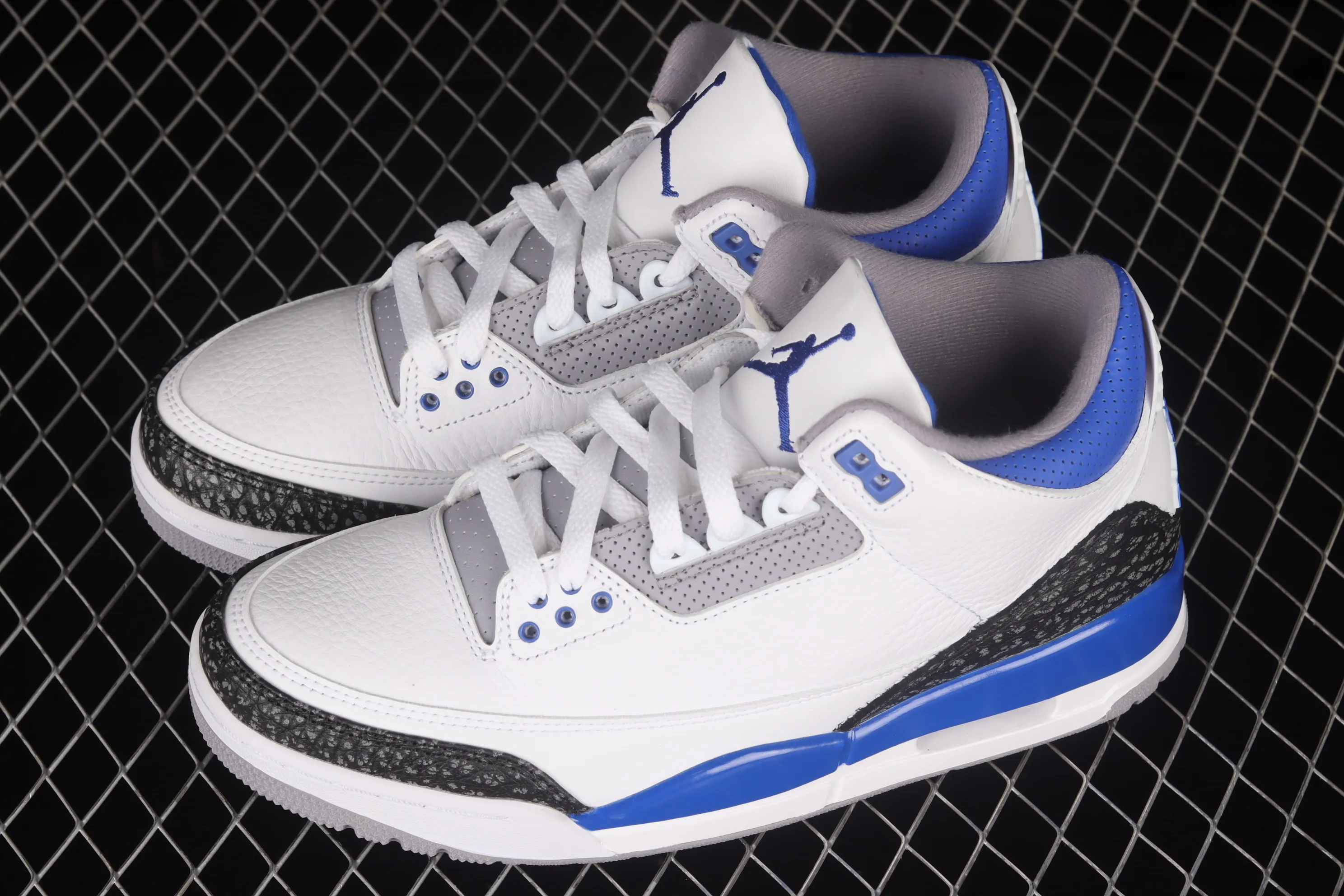 All categories Air Jordan Jordan series basketball shoes Air Jordan 3 foreign trade version Air Jordan 3 "Racer Blue" AJ3 Joe 3 Racing Blue CT8532-145